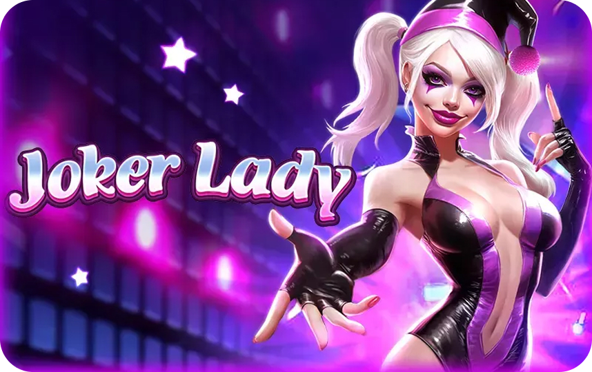 Lady Joker slot game with mysterious joker and thrilling gameplay