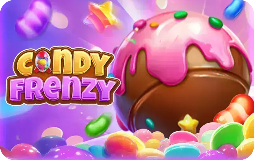 Candy Frenzy Slot Game with colorful candies and exciting spins
